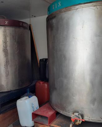 Cisterne acciaio inox