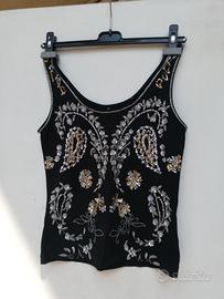 Top - canotta donna con strass