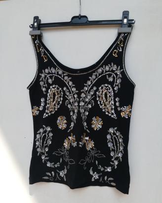 Top - canotta donna con strass