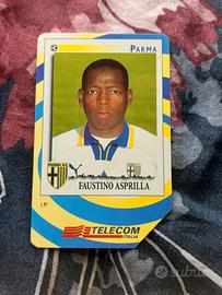 scheda telefonica faustino asprilla