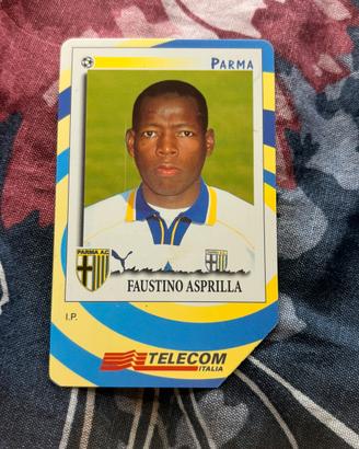 scheda telefonica faustino asprilla