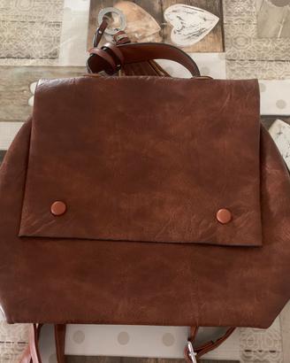 Zaino Liu Jo in pelle marrone – stile vintage