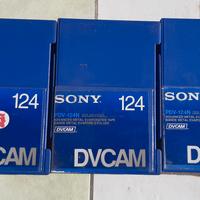 3 nastri sony dvcam pdv-124n usati