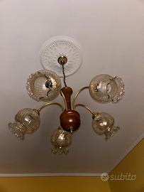 Lampadario in vetro di Murano