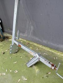 20 staffe per parapetto da tetto zincate regolabil