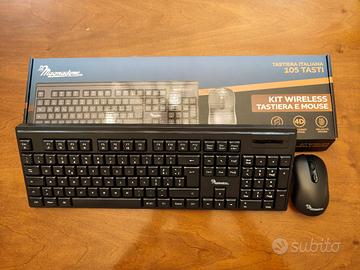 Kit Wireless Tastiera e Mouse Magnadyne - Nuovo