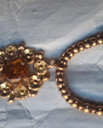 COLLANA ORO 18K CON L AMBRA,-OROLOGI AUTOMATICO