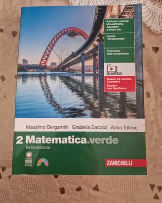 Matematica.Verde 2 Zanichelli-3ª edizioneComeNuovo