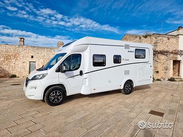 Dethleffs JUST 6812 EB letti gemelli+basculante