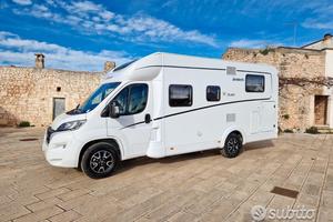 Dethleffs JUST 6812 EB letti gemelli+basculante