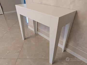 Consolle allungabile bianca – 12-14 posti