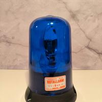 VINTAGE NUOVO - Sirena ROTALLARM Blu Lampeggiante