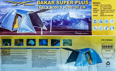 Tenda da campeggio 6 posti mai usata.