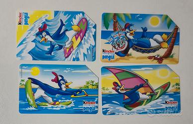 Schede telefoniche kinder pingui