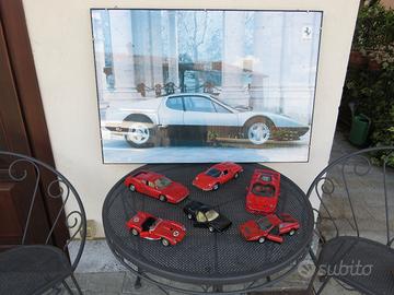 Poster e modellini ferrari