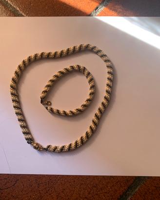 Handmade bracelet snd necklace