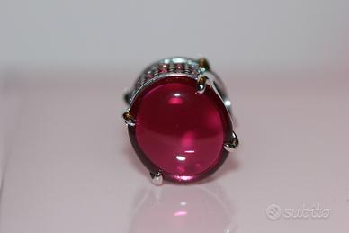 Pandora Charm con pietra cabochon fucsia 799309C01