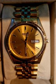 Seiko SQ Quartz President Datejust- Full Gold 1990