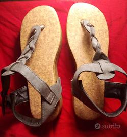 Infradito donna con zeppa n° 39