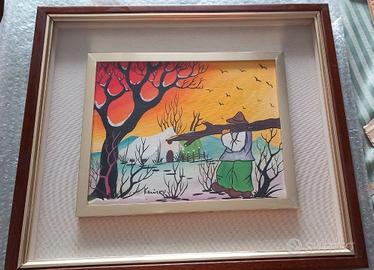 Naif Karisky olio su tela 1979