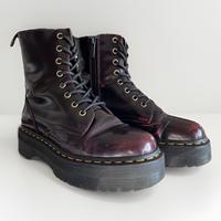 dr martens jadon cherry red arcadia platform