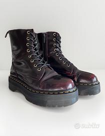 dr martens jadon cherry red arcadia platform