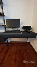 Scrivania smart working moderna salvaspazio