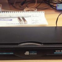 Radio microfono dB WM 230 R con capsula Shure 545D