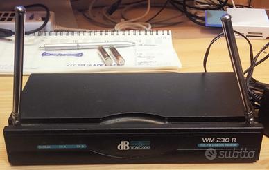 Radio microfono dB WM 230 R con capsula Shure 545D