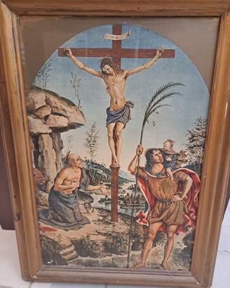 riproduzione Pinturicchio Cristo in Croce 