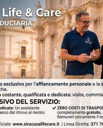 ASSISTENZA/ACCOMPAGNAMENTO SEMPRE IN PRESENZA.