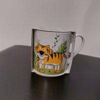 Tazza Viropa i porcellana soggetto tigre