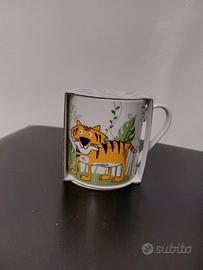 Tazza Viropa i porcellana soggetto tigre