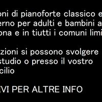 Insegnante pianoforte Tortona