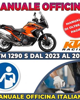 Manuale Officina KTM 1290 S dal 2023 al 2024 ITA