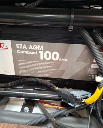 Batteria per camper  EZA AGM 100 Ampere 