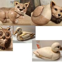 THUN ANIMALI DEL BOSCO lince gufo ecc presepe