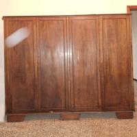 Armadio 4 ante legno anni 70
