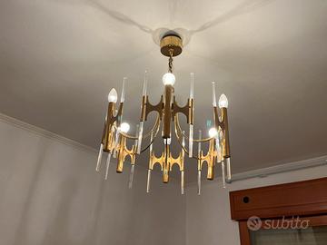 Lampadari Sciolari con bagno in oro