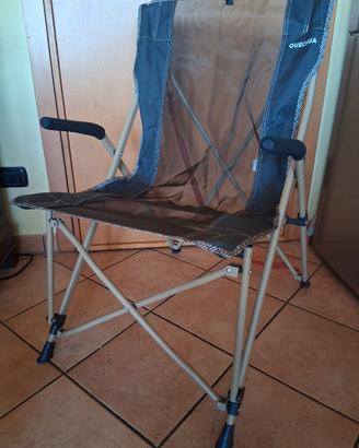 Sedie pieghevoli campeggio Quechua nuove