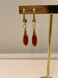 Orecchini in corallo