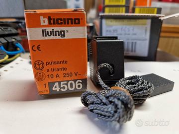 Pulsante/tirante bagno ticino living 4506 NUOVO