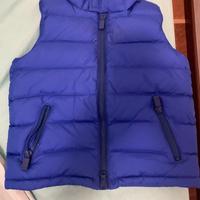 Piumino blu smanicato Aspesi 8 anni