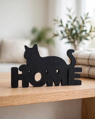 decorazione casa gatto home nero