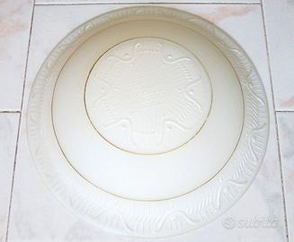 Plafoniera satinata 30cm lampadario illuminazione