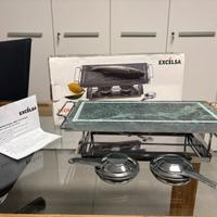 Pietra Ollare Rettangolare con Base, 37x19 cm