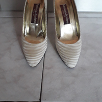 Scarpe decolté bianche n.37,5