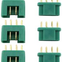 Set 5 Paia Connettori MPX M/F per Batterie RC LiPo