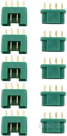 Set 5 Paia Connettori MPX M/F per Batterie RC LiPo