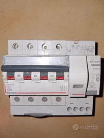 INTERRUTTORE MAGNETOTERMICO DIFFERENZIALE 4 X 16A